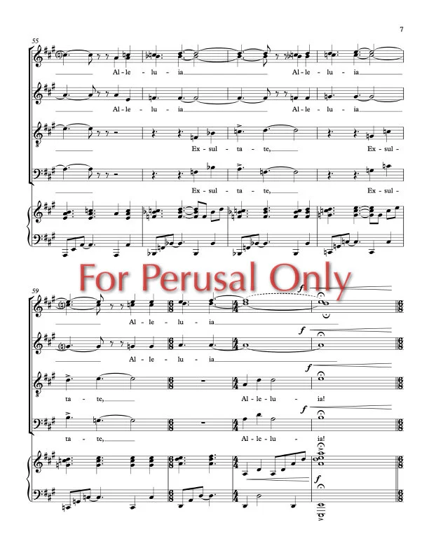 Exsultate, Jubilate (2019) — Daniel Schreiner, composer